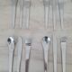 18 stainless steel Space Age place settings / Spoon Fork Knife