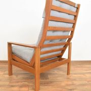 Mid-Century Danish Oak Armchair by Leif Alring for Madsen & Schubell, 1960s