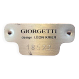 Table basse en merisier léon krier pour giorgetti