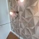 Lampadaire spots marron 1980
