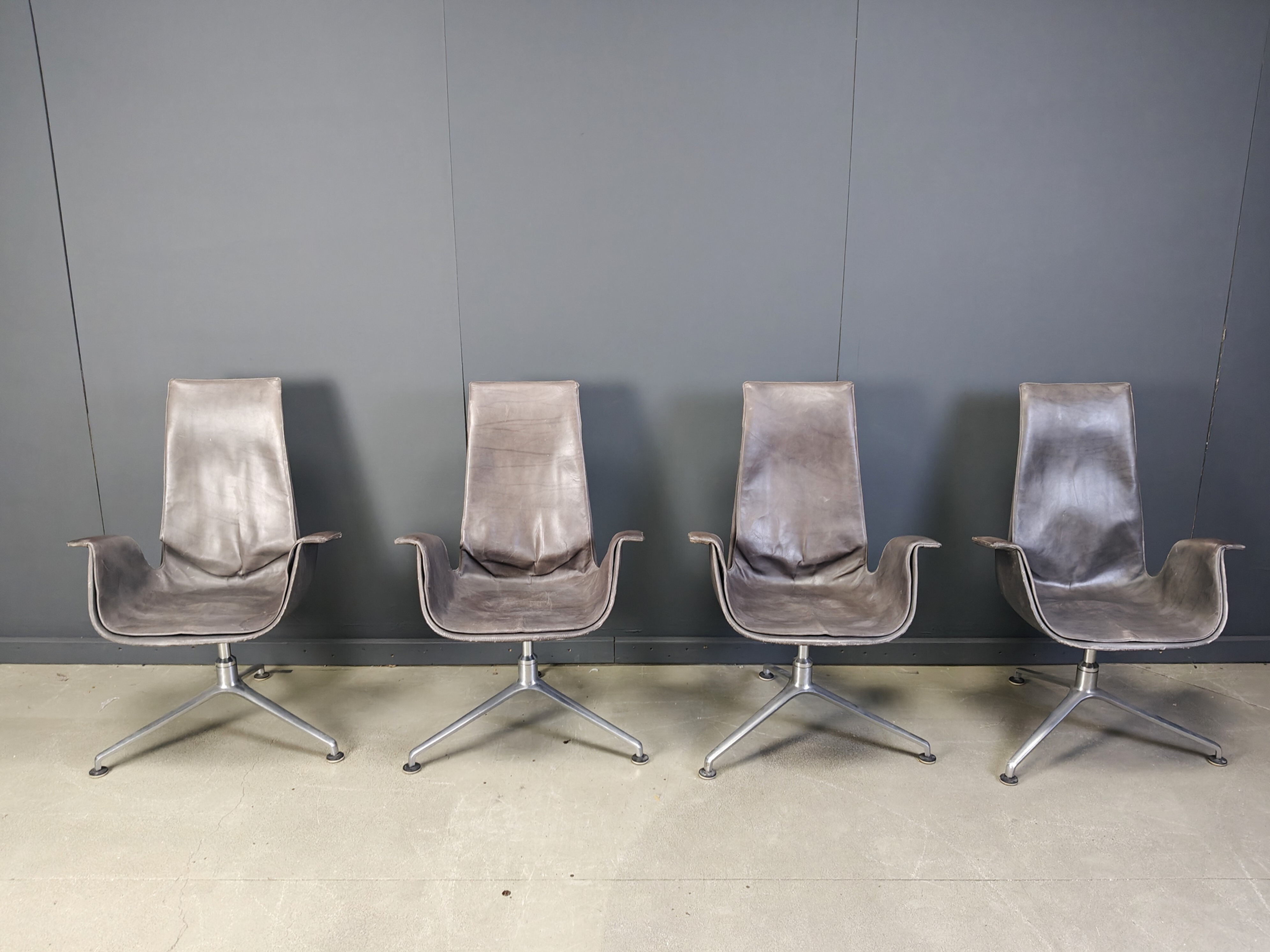 Fk 6725 chairs by Preben Fabricius & Jørgen Kastholm for Walter Knoll
