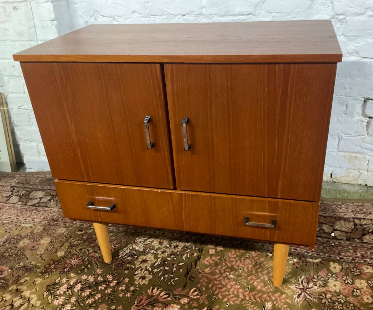 Vintage teak TV cabinet from the 60s