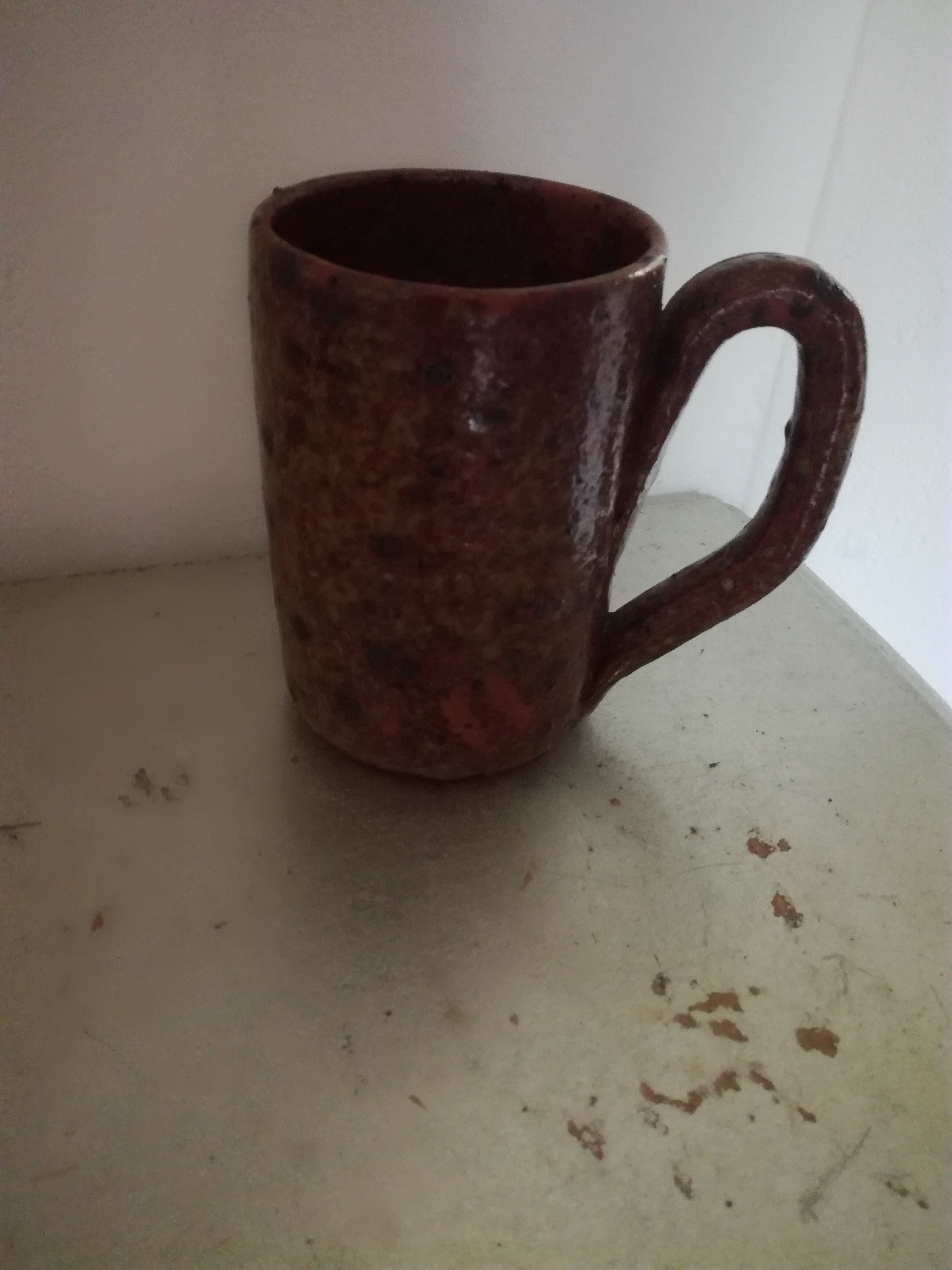 Stoneware mug wild wabi sabi