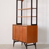 Vintage bookcase with black details