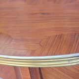 Side table in marquetry