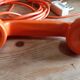 Telephone vintage orange