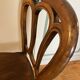 Pair of Art Nouveau curved wooden chairs, circa 1900 — Thonet style, ta
