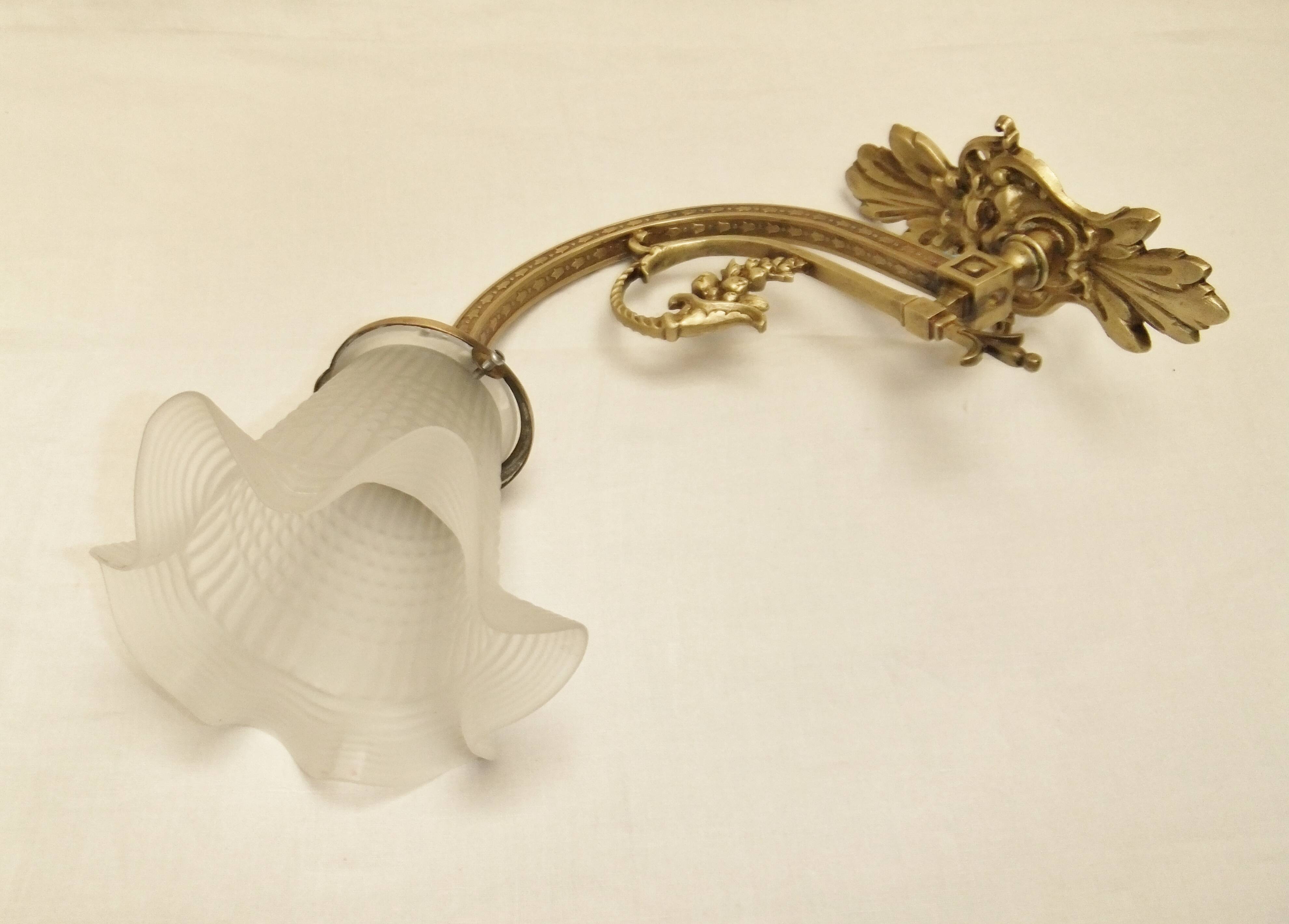 Wall lamp bronze tulip pendant light