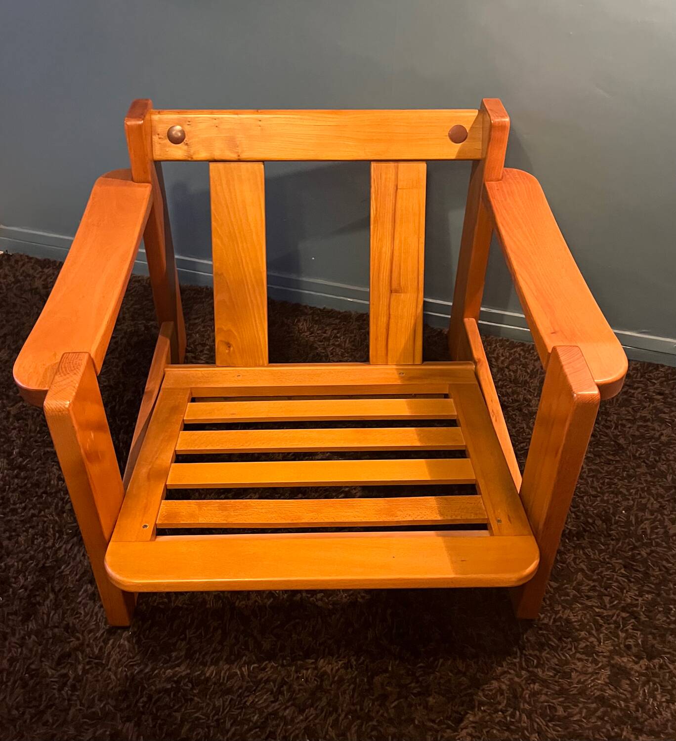 Elm and Maison Regain fabric armchair