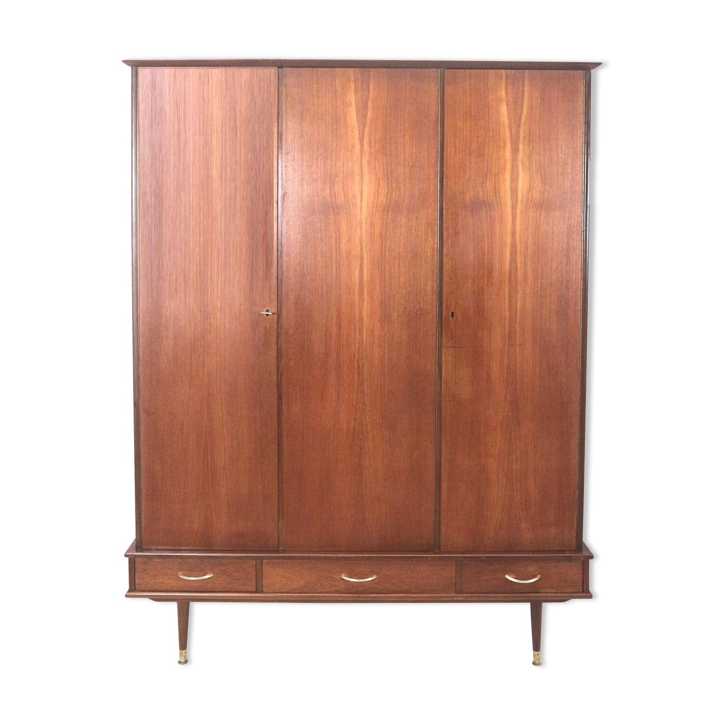 Vintage 3-door wardrobe made in the 60s