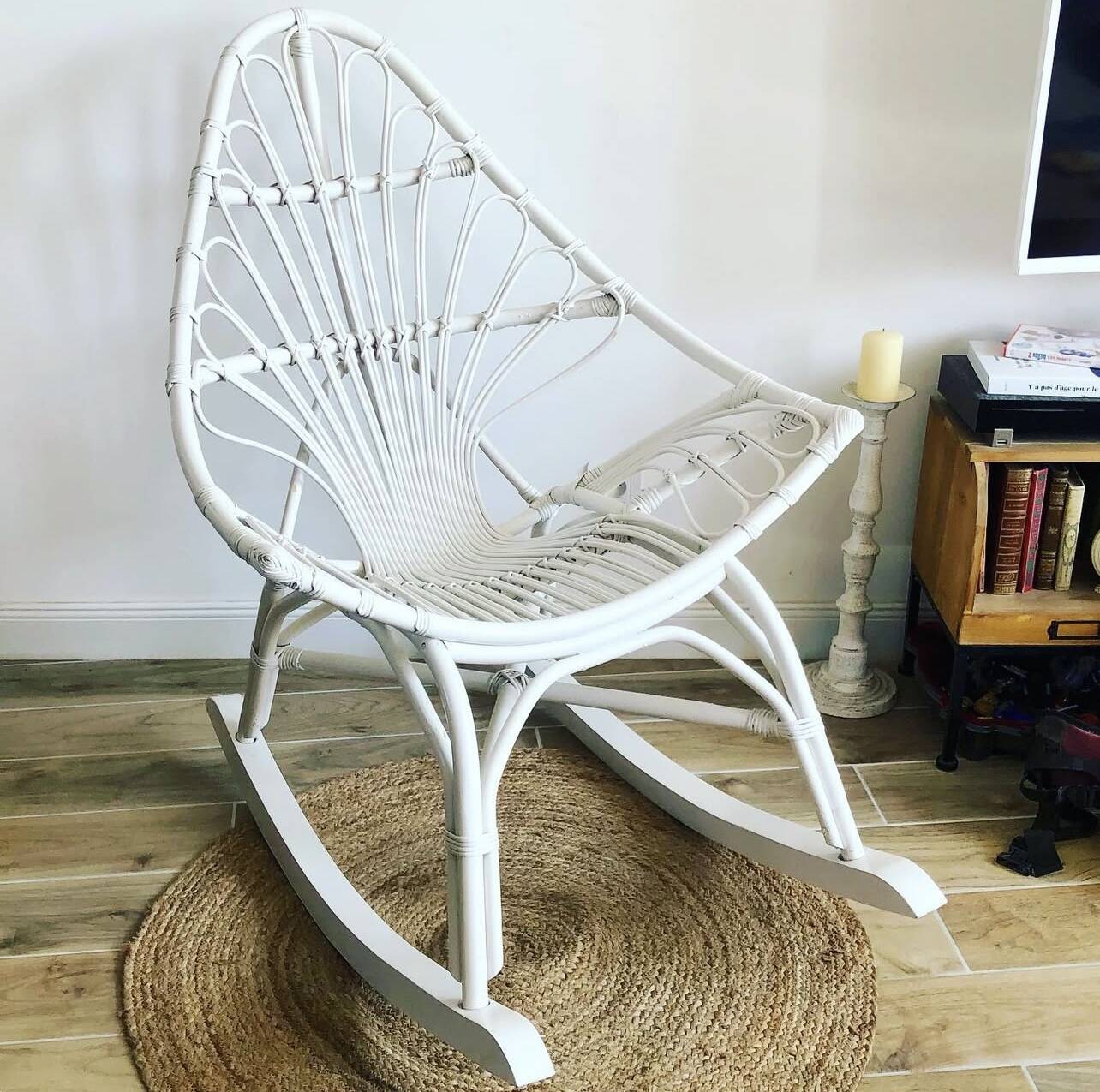 Rattan rocking chair
