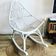Rocking-chair en rotin