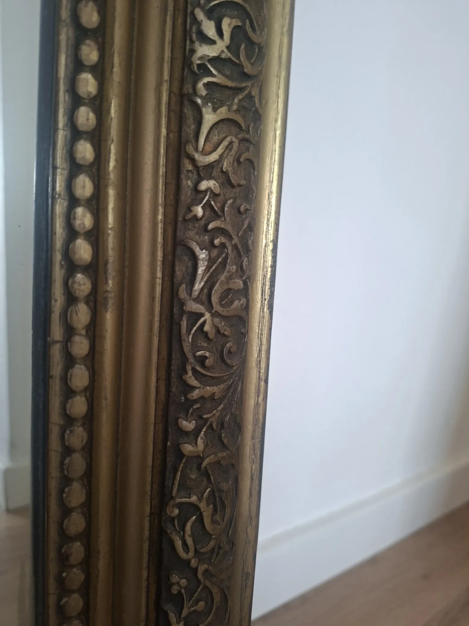 Large Louis-Philippe fireplace mirror, stamp 1899