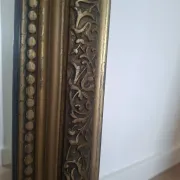 Large Louis-Philippe fireplace mirror, stamp 1899