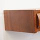 Set of vintage floating nightstands in teak with drawers *** Denmark 1970