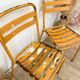 Pair of vintage bistro chairs "Street Art"
