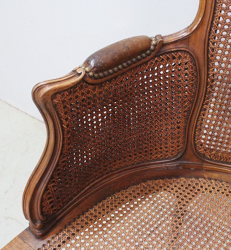 Louis XV style armchair, late 19th century