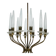 Rare Angelo Lelii for Arredoluce, 12-Lights Chandelier, Italy 1953