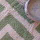 Tapis Contemporain Vert et Beige - 305 x 250 cm