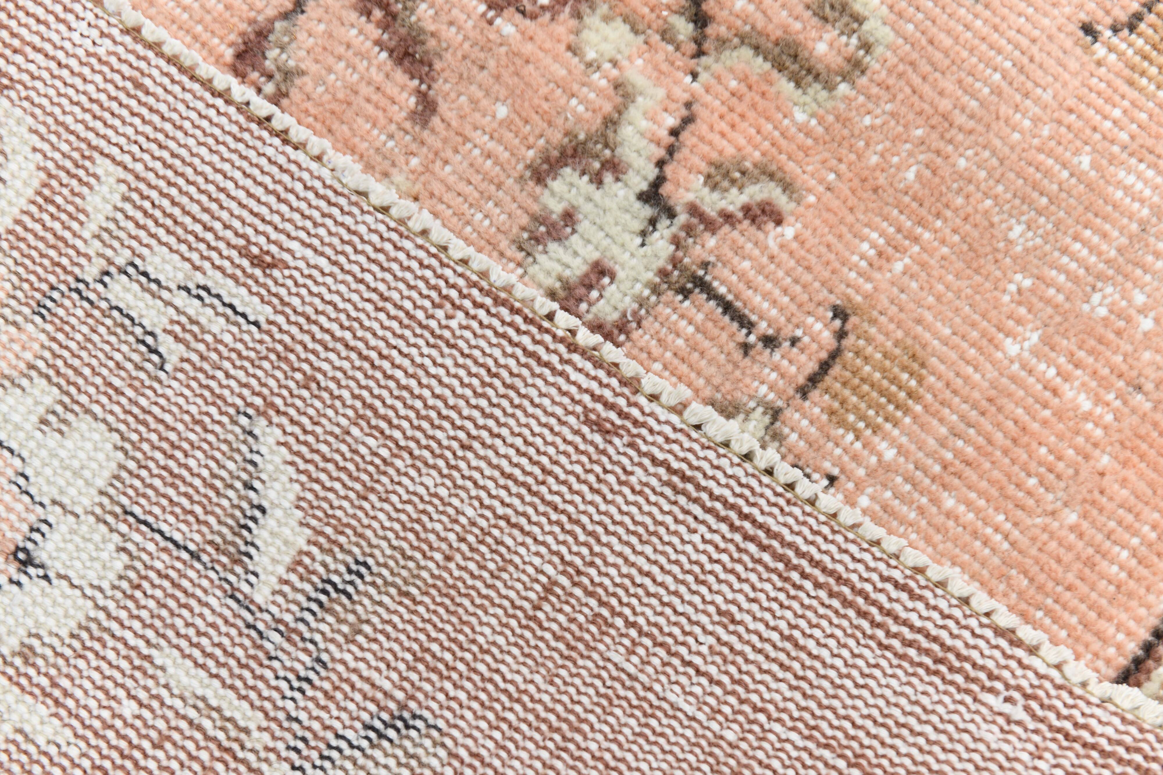 5x8 Peah Pink & Brown Floral Pattern Vintage Rug, 166x258Cm