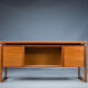 Freestanding Teak Desk from GV Møbler, 1960s