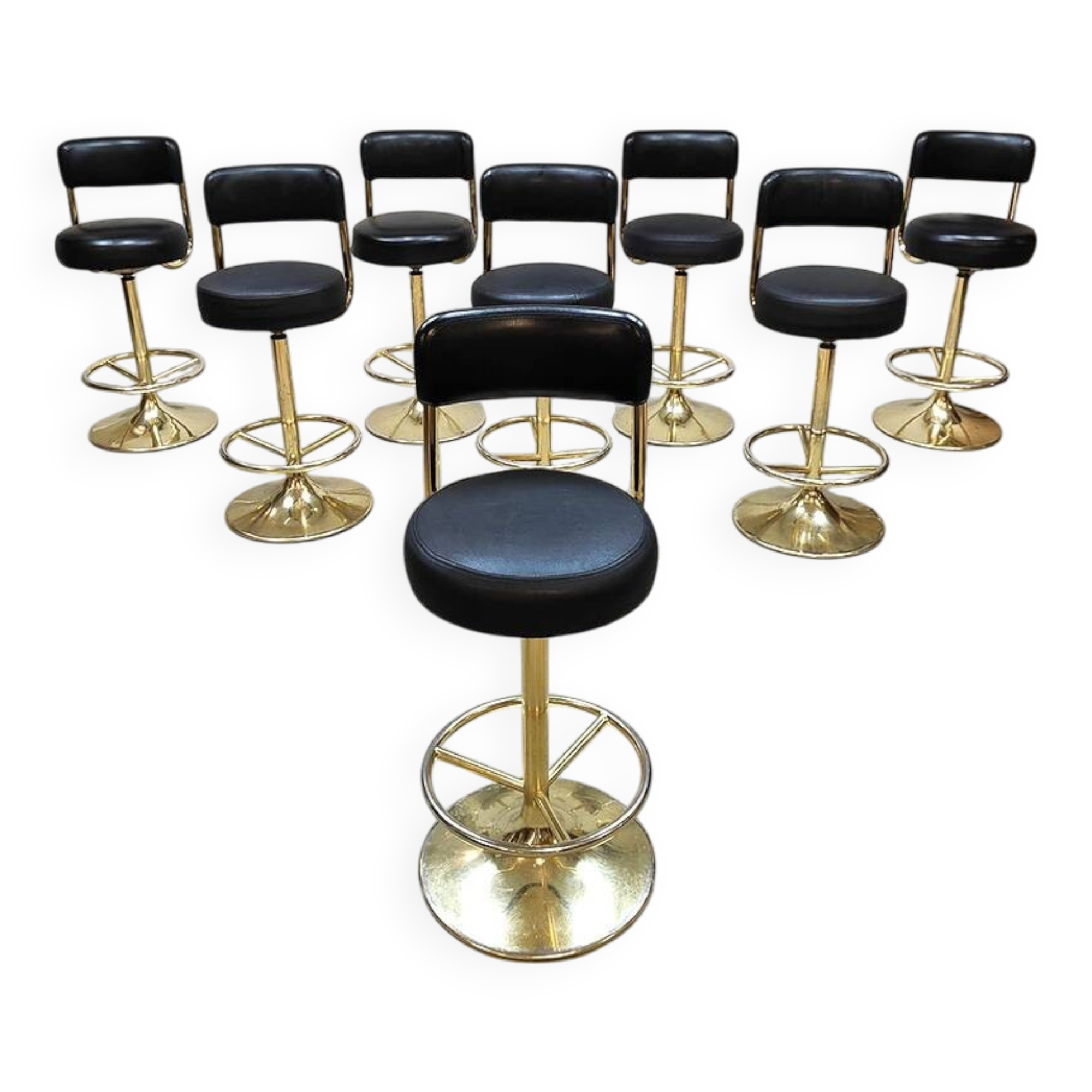 Swedish vintage design bar stools Borje Johanson