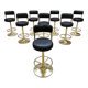 Swedish vintage design bar stools Borje Johanson