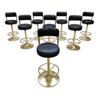 Tabourets de bar vintage suédois Borje Johanson