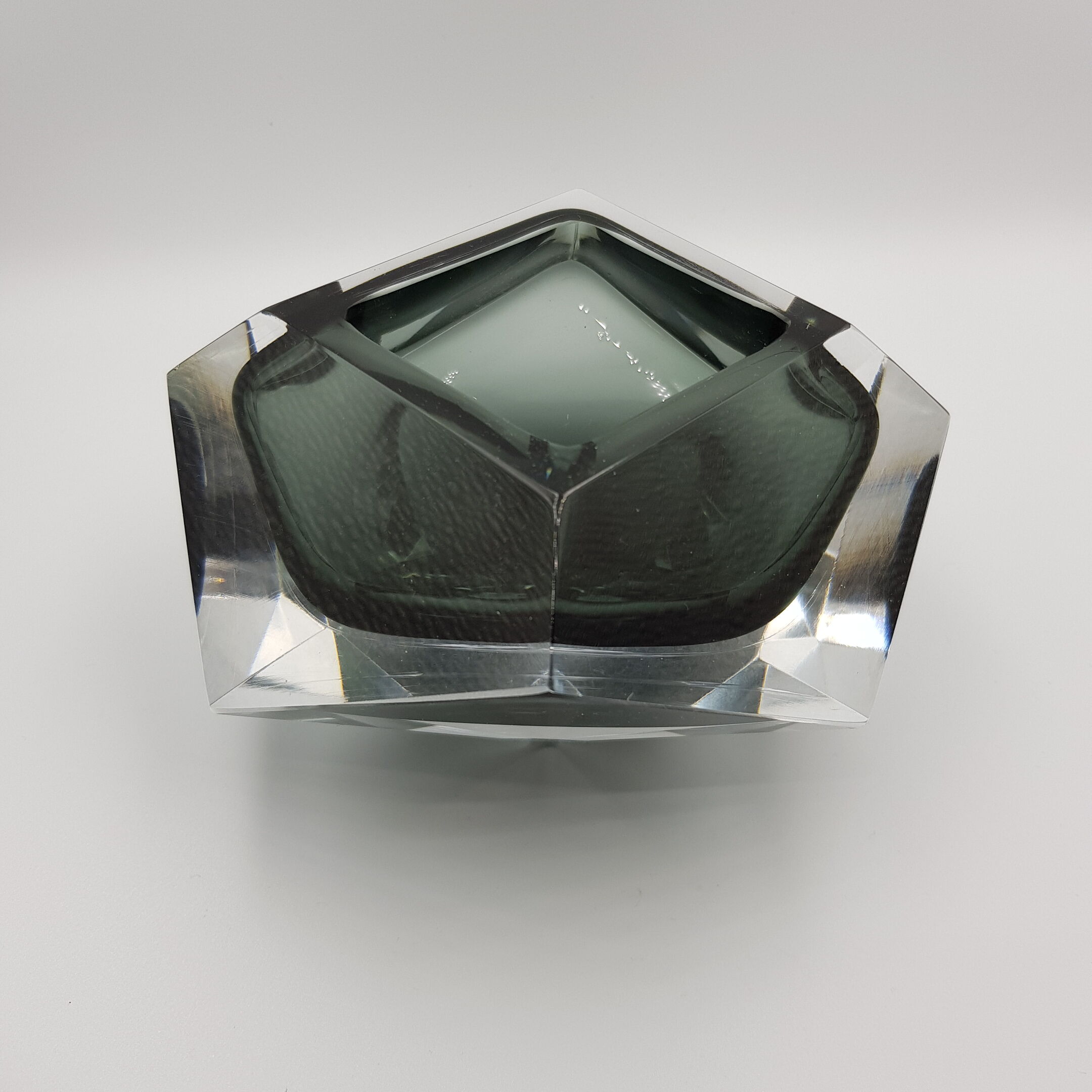 Ashtray vacuum Pocket Murano Sommerso Flavio Poli