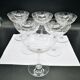 Series of 6 Champagne glasses Baccarat model Beauharnais