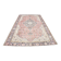 7x10 Vintage Salmon Pink & Navy Blue Vintage Persian Area Rug, 207x315 Cm