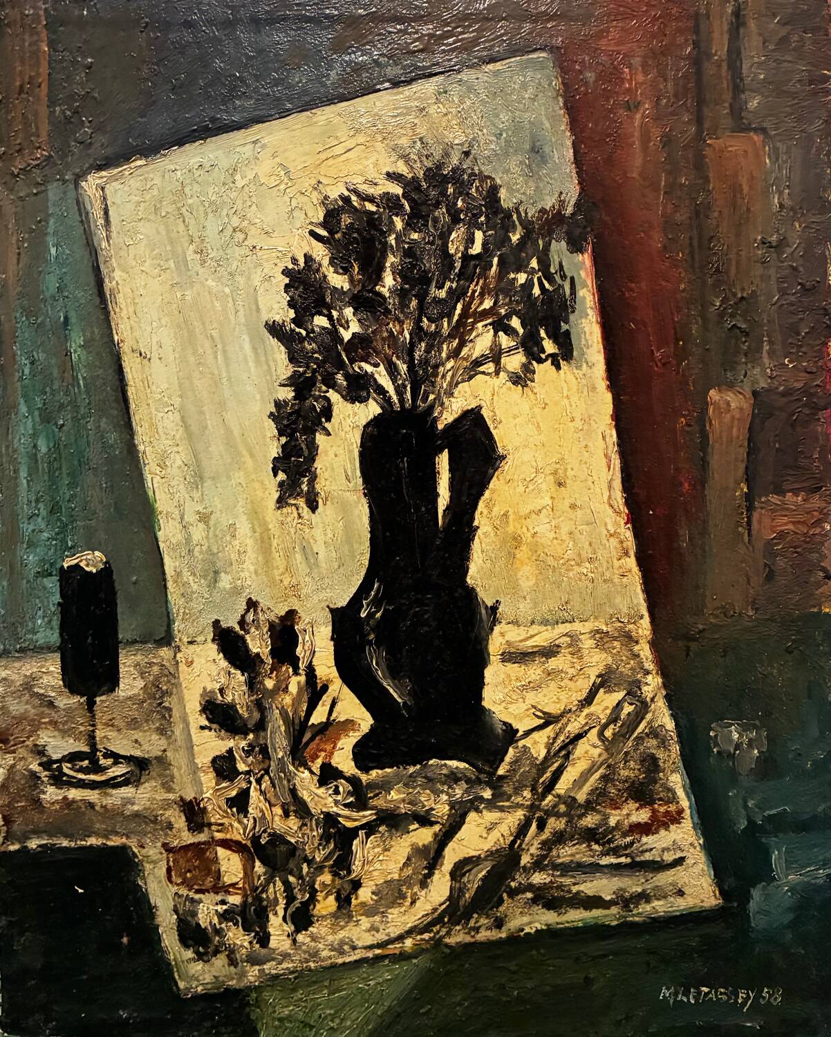 Double-sided composition Marcel Letassey 1958