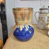 Vintage glazed stoneware vase