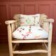 Fauteuil cubique kilim