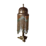 Bedside lamp bronze and brass