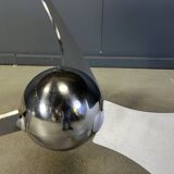 Table basse ou de salle à manger réglable « Helix » de Luciano Campanini, années 1970