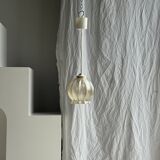 Suspension vintage en verre soufflé