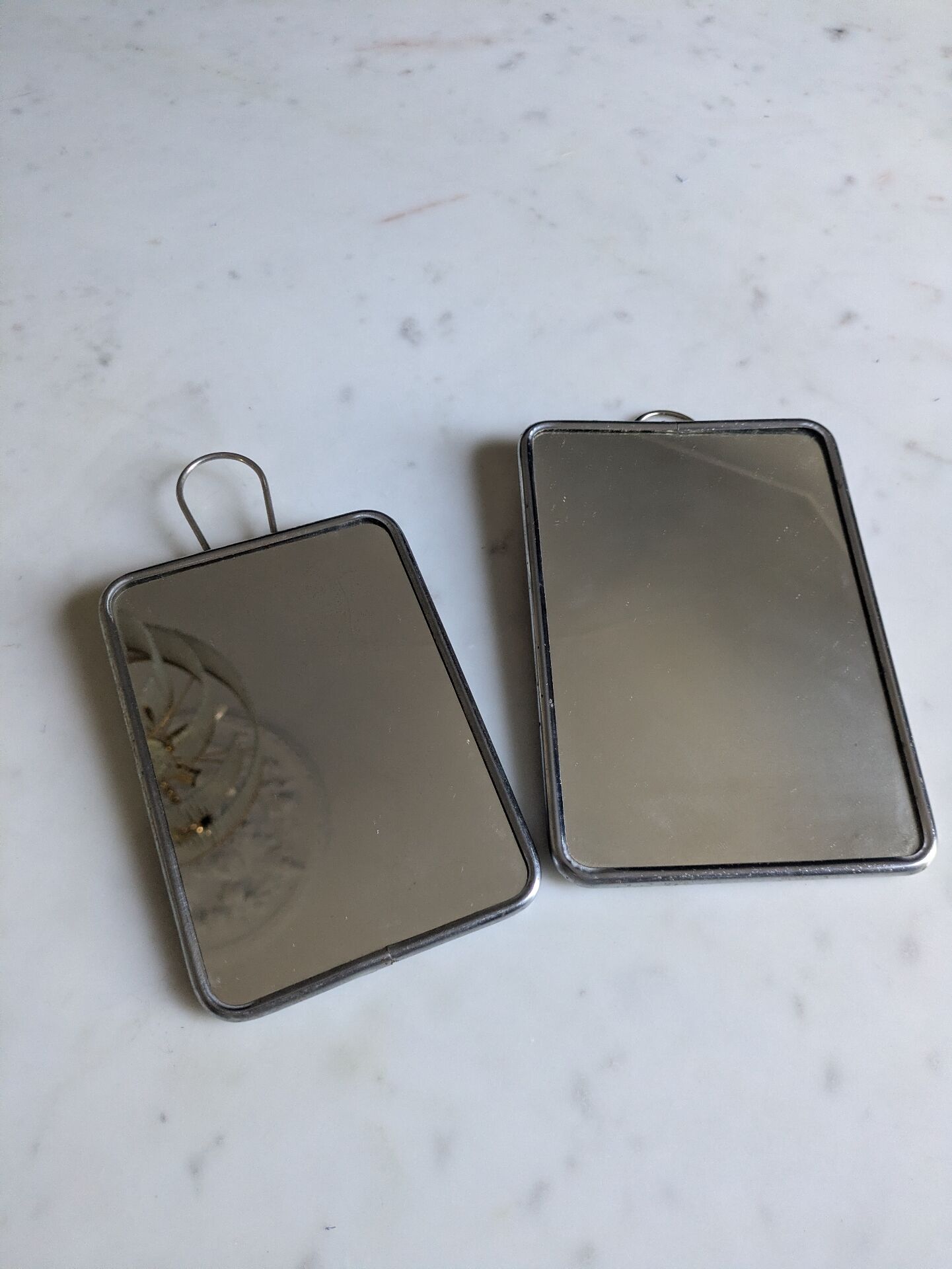 Duo de miroirs Barbier vintage 50/60