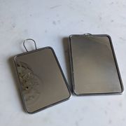Vintage 50/60 barber mirror duo