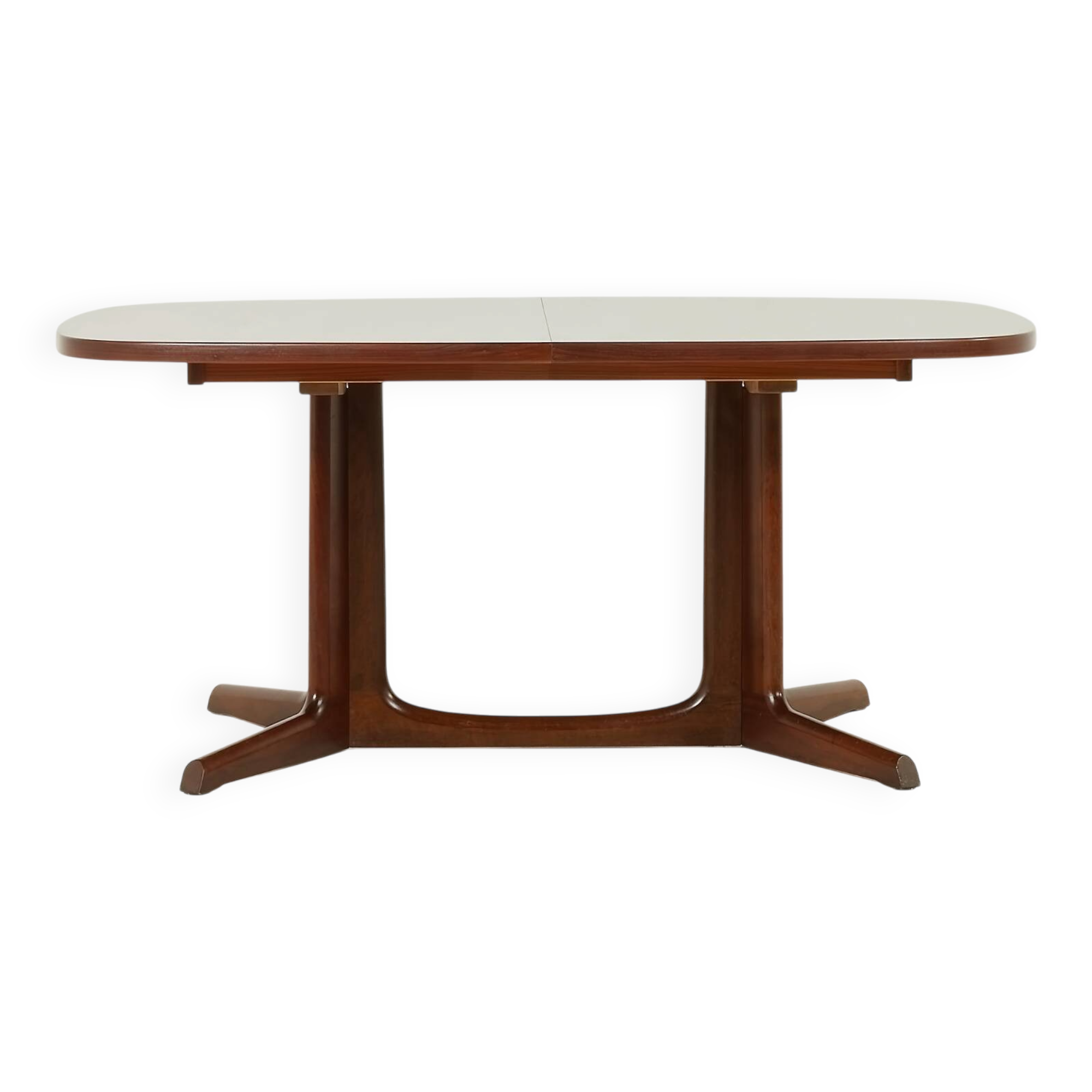 Gudme Mobelfabrik rosewood table with extensions, Denmark 1970s