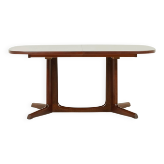Gudme Mobelfabrik rosewood table with extensions, Denmark 1970s