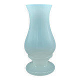 White opaline vase, 80s/90s