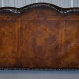 Restored vintage leather sofa from a gentleman's Victorian club.