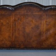 Restored vintage leather sofa from a gentleman's Victorian club.