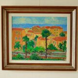 "Coastal Town" by Willy Lindeberg