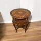 Pair of Louis XV style side tables carved in beech and bronze, handcrafted