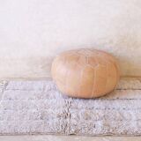 Small Beige Beni Ourain Rug - 130 x 94 cm