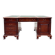 Classic English Chesterfield Partnerdesk Desk