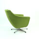 Fauteuil vert du milieu du siècle par Up Zavody, Tchécoslovaquie 1979