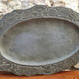 Old pewter dish